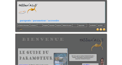 Desktop Screenshot of passion-ailes.com